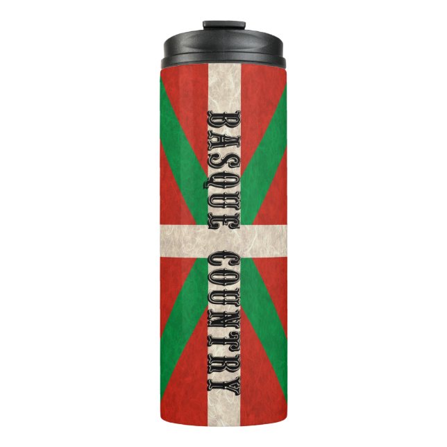 Stylised Basque Country Flag  Thermal Tumbler (Front)