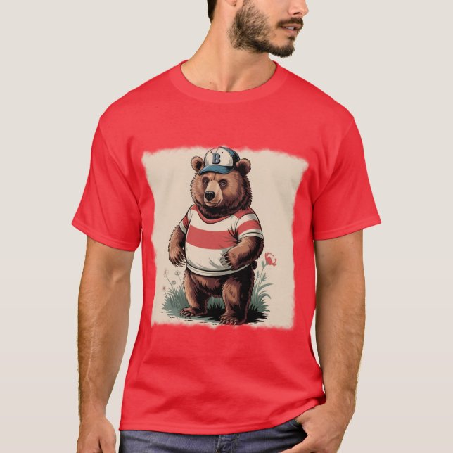 Stylised bear T-shirt (Front)