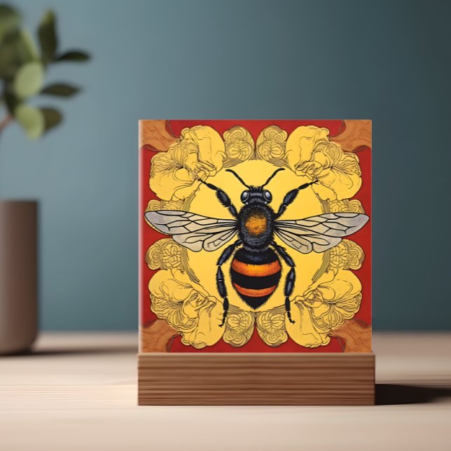 Stylised Bee Illustration -  Tile (Creator Uploaded)