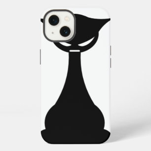 Stylised Black Cat iPhone 13 Case
