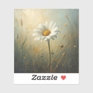 stylised blooming daisy painting images