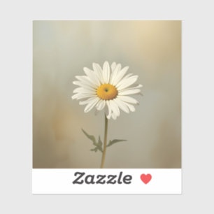 stylised blooming daisy paintings