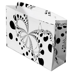 Stylised Butterfly Image Large Gift Bag