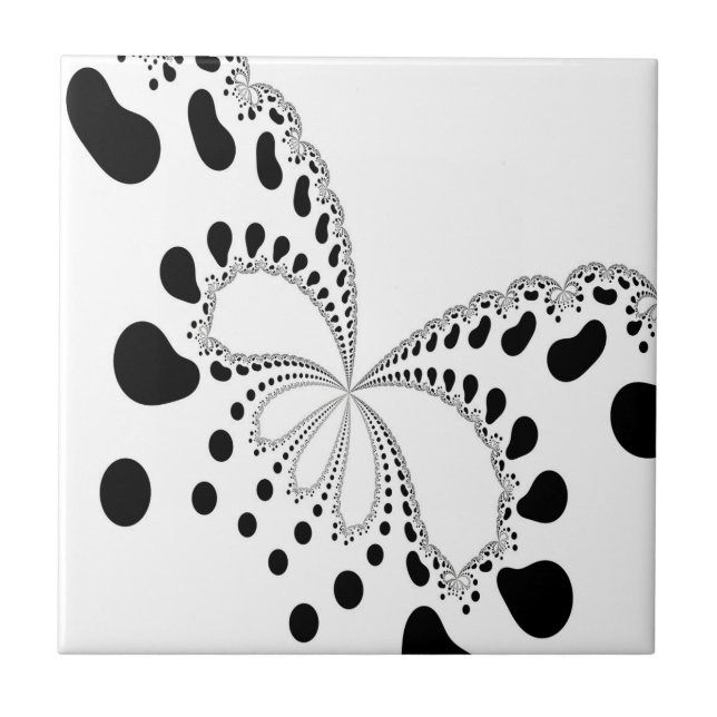 Stylised Butterfly Image Tile (Front)