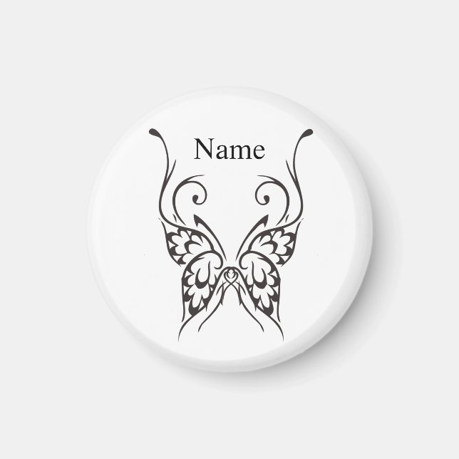 Stylised Butterfly Tattoo Thunder_Cove  Magnet (Front)