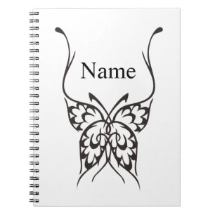 Stylised Butterfly Tattoo Thunder_Cove Notebook