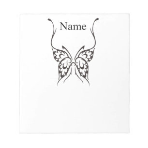 Stylised Butterfly Tattoo Thunder_Cove  Notepad