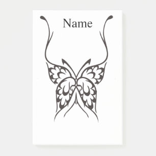 Stylised Butterfly Tattoo Thunder_Cove Post-it Notes