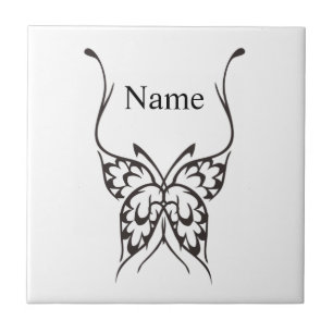 Stylised Butterfly Tattoo Thunder_Cove Tile