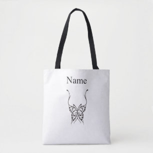 Stylised Butterfly Tattoo Thunder_Cove Tote Bag