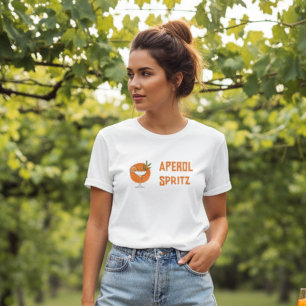 Stylised Cocktail Aperol Spritz Tri-Blend Shirt
