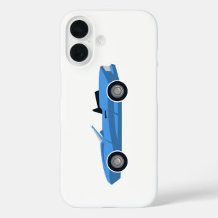 Stylised Convertible Sports Car iPhone 16 Case
