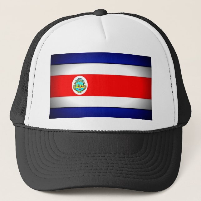 Stylised Costa Rica Flag Trucker Hat (Front)