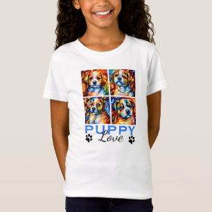 Stylised Cute Puppies T-Shirt