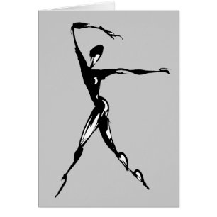 stylised dancing design
