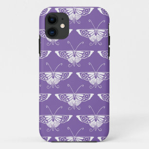Stylised Deco butterfly - dusty lilac Case-Mate iPhone Case