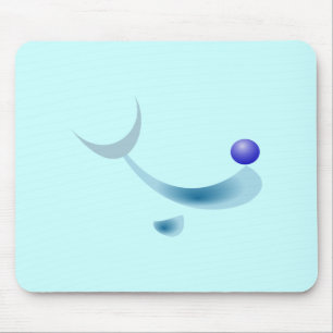 stylised dolphin Mousepad