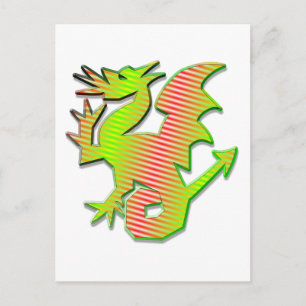 Stylised Dragon Postcard