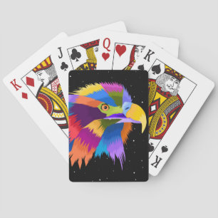 Stylised Eagle Pop Playing Cards