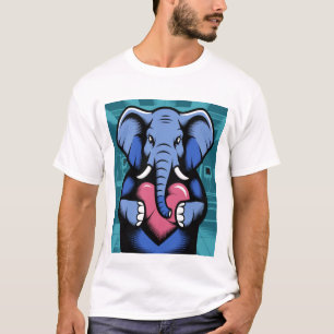Stylised elephant T-Shirt