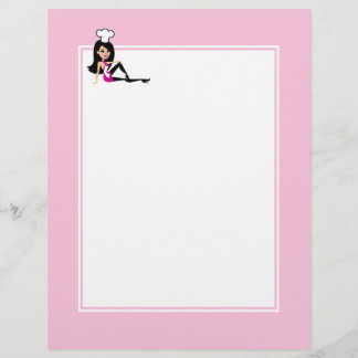 Stylised Feminine Culinary Letterhead
