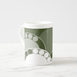 Stylised Fern Frond Design - Mug