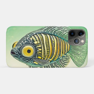 Stylised Fish Art Case-Mate iPhone Case