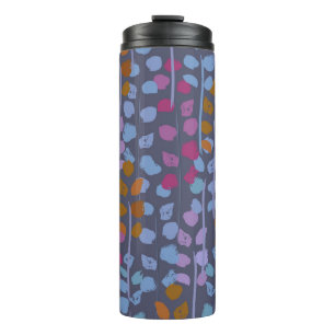 Stylised floral seamless pattern. Vintage imitatio Thermal Tumbler