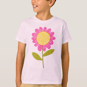 Stylised Flower T-Shirt
