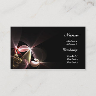 Stylised Flowers Business Card