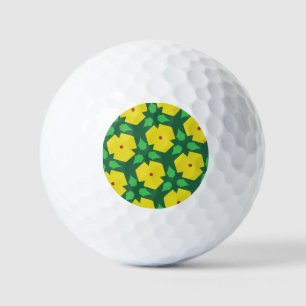 Stylised Flowers Golf Balls