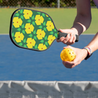 Stylised Flowers Pickleball Paddle