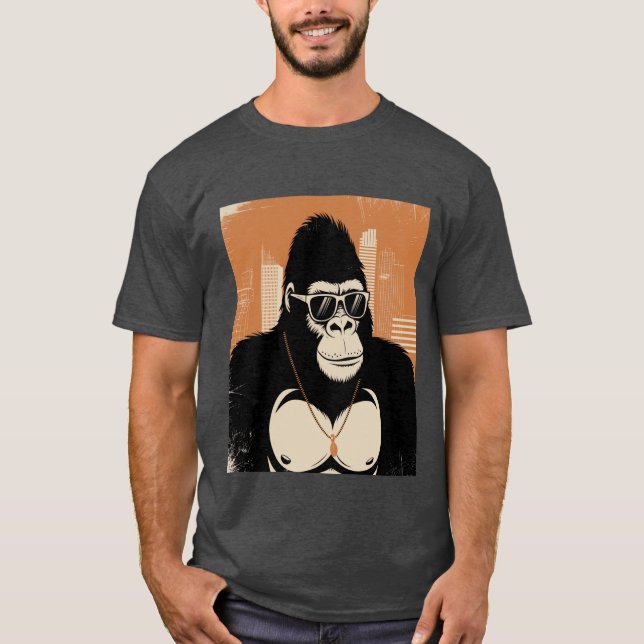Stylised gorilla  T-Shirt (Front)