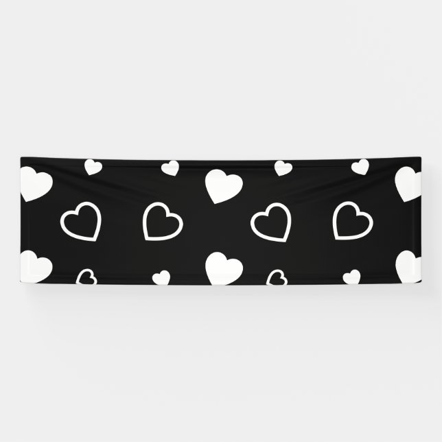 Stylised hearts pattern 5 banner (Horizontal)