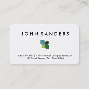 Stylised Icon Business Card
