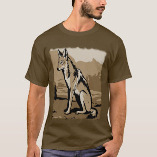 Stylised jackal T-Shirt