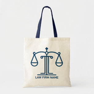 Stylised Justice Scale Logo Tote Bag