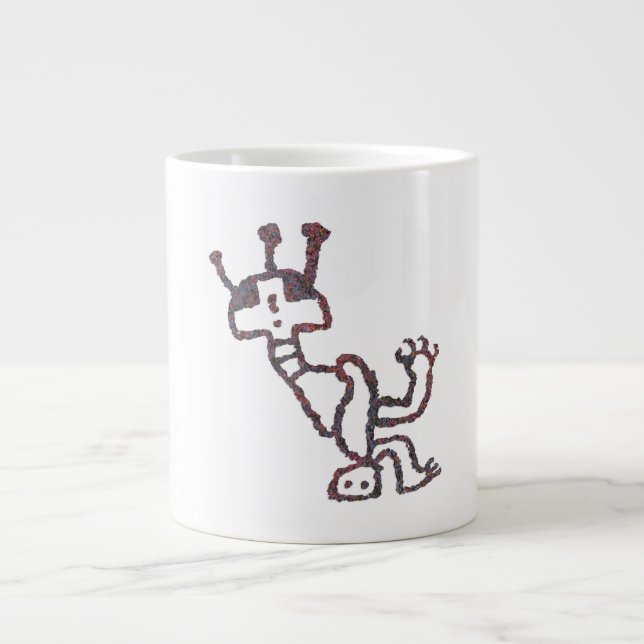 Stylised Mythical Figure Large Coffee Mug (Front)