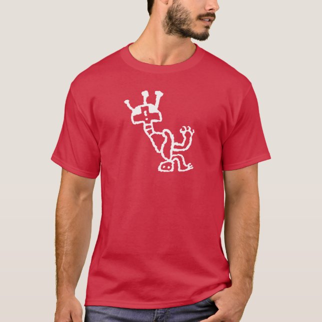 Stylised Mythical Figure T-Shirt (Front)