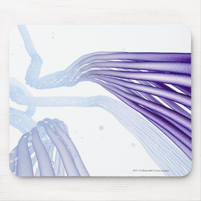 Stylised nerve fibres mouse pad (Front)