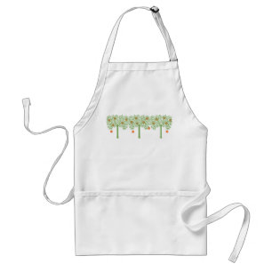 Stylised Orange Tree Standard Apron