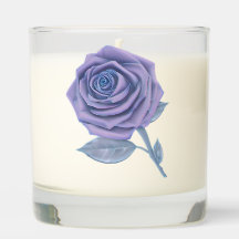 Stylised Oversized Rose - Dusty Blue