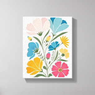Stylised Peony Blossom Art Print