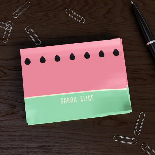 Stylised Pink and Green Watermelon Post-it® Notes
