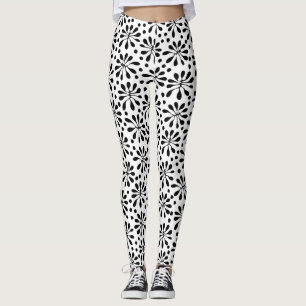 Stylised Plant Pattern 020818 Leggings