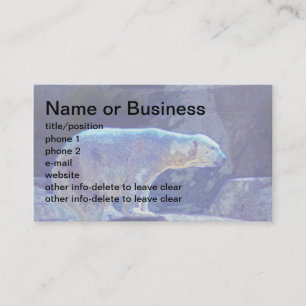Stylised Polar Bear Business Card