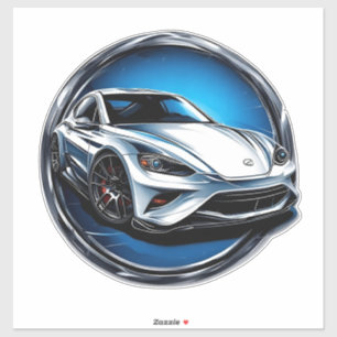Stylised Racing Sports Car
