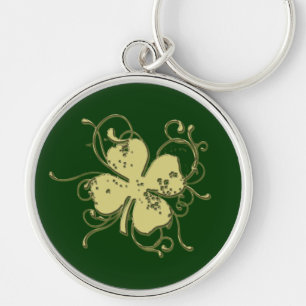 Stylised Shamrock Key Ring