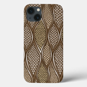 Stylised snake skin iPhone 13 case