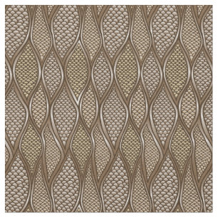 Stylised snake skin fabric
